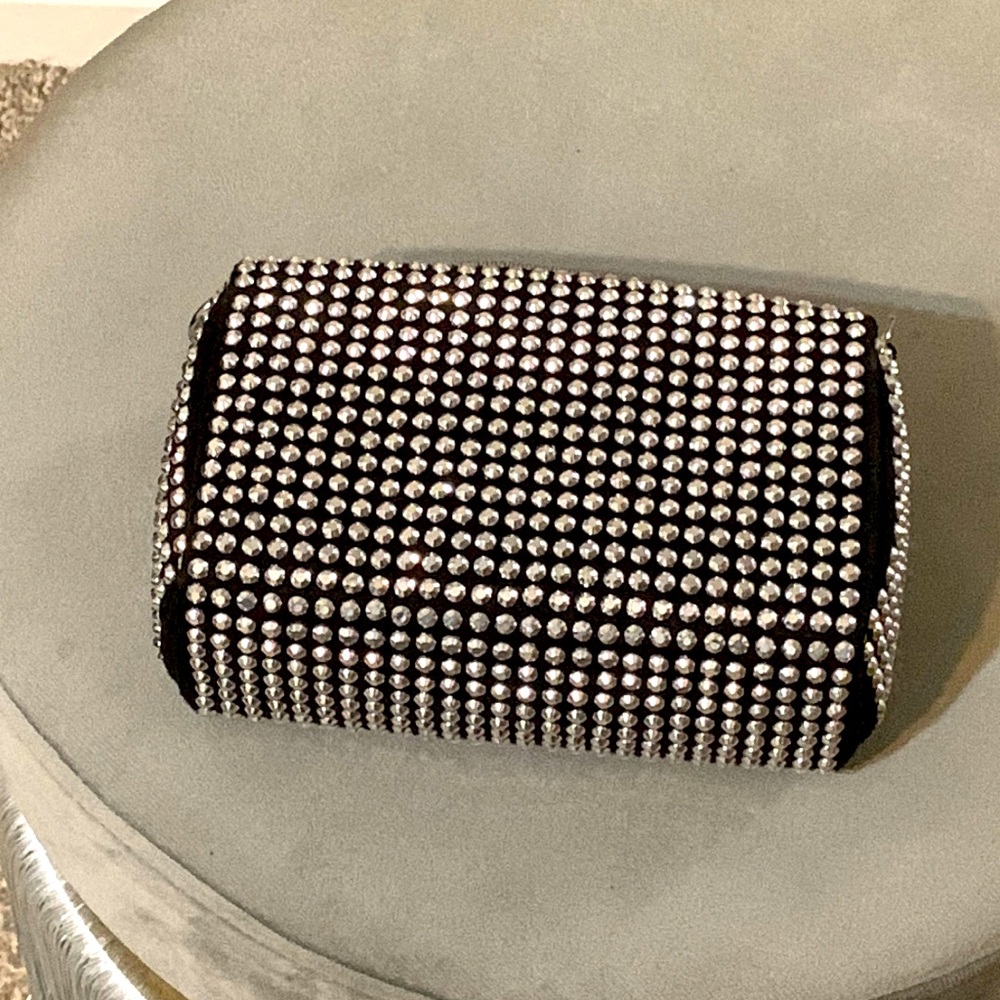 Glamorous Mini Rhinestone Decor Chain Square Bag ❕✨ - Picture 2 of 5